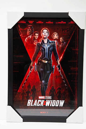 Black Widow movie poster Framed Print